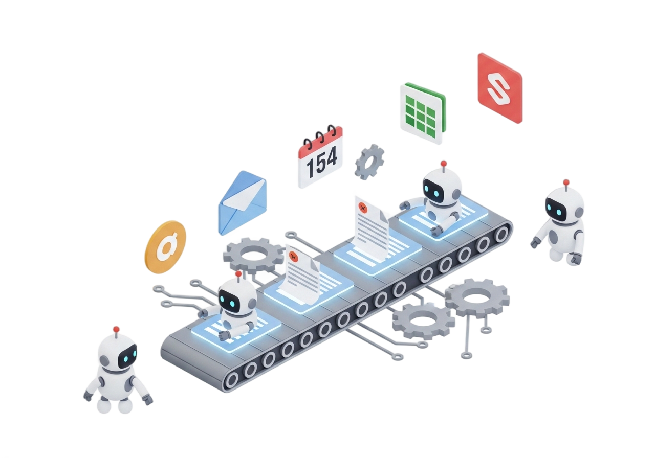 AI for Modern Business & Office Mastery Illustration