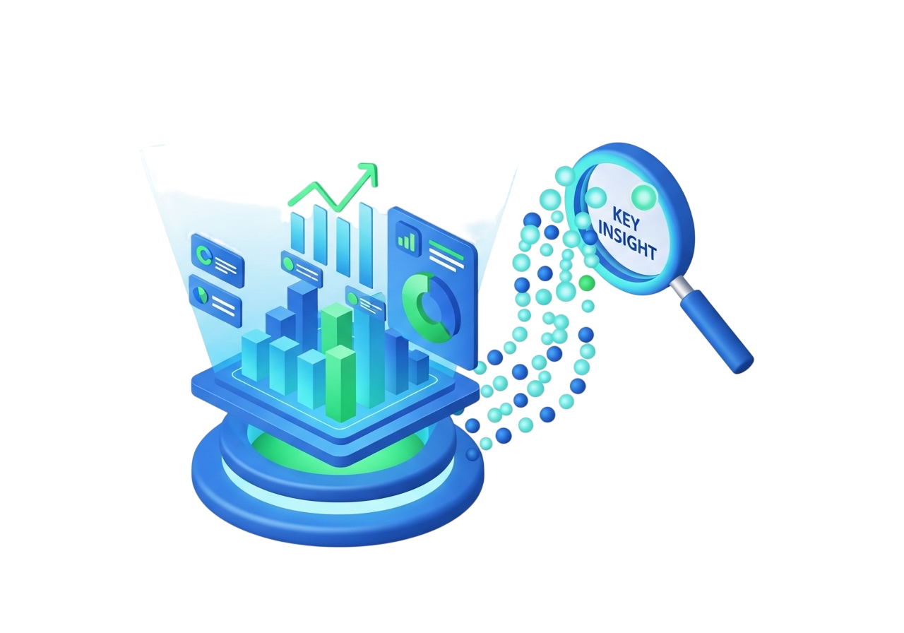 Modern Data Science & Predictive AI Illustration